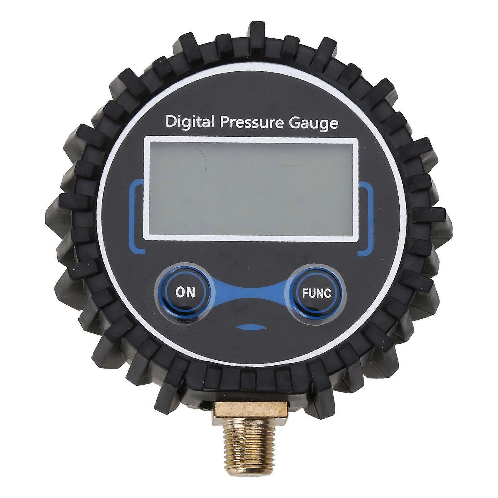 1/8 NPT Auto PSI Meter Reifendruckprüfer 0-200PSI für Reifen Compactof für Autos / LKW / Motorräder / Fahrräder Einfach zu bedienen Schwarz