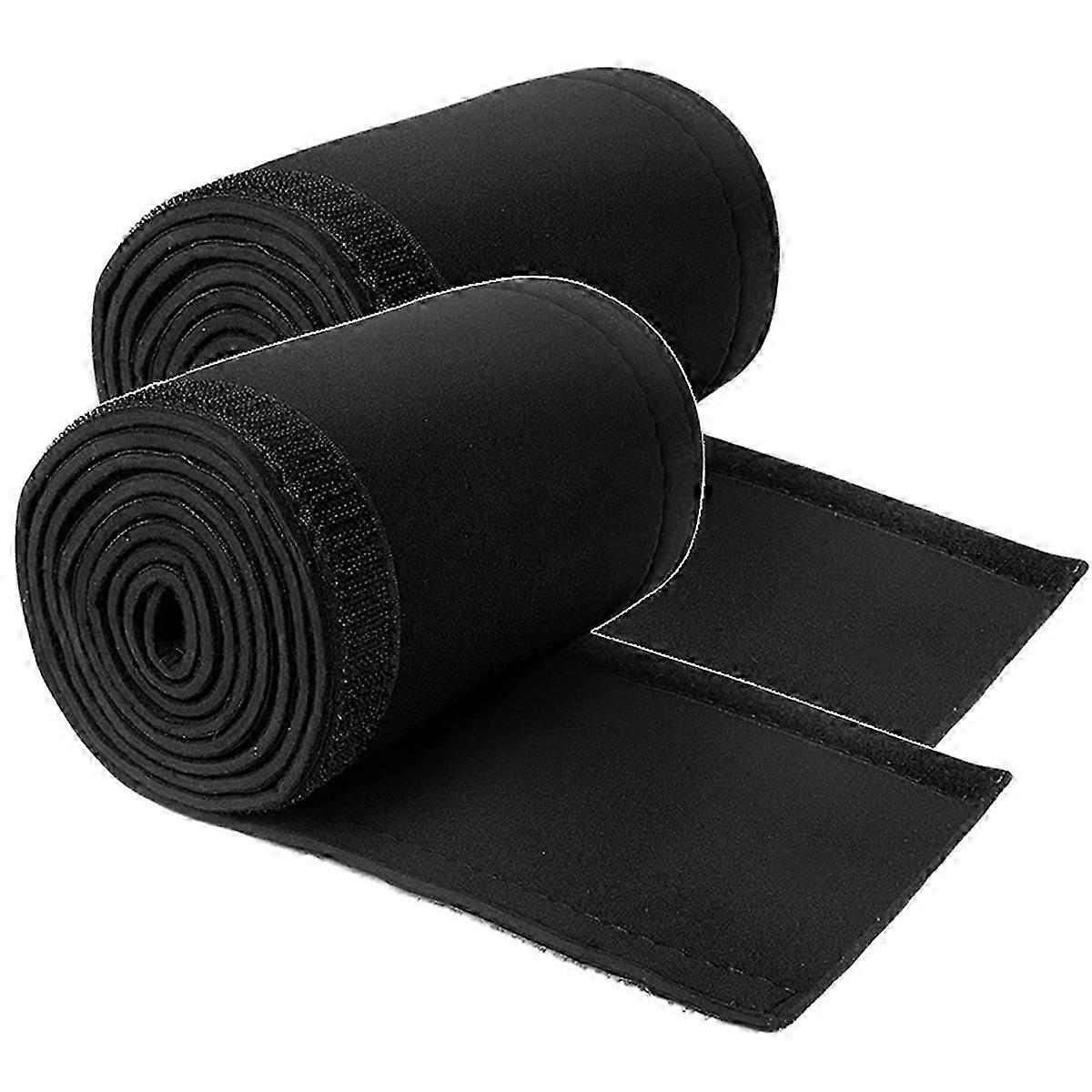 2Pcs 60 Inch Trolling Motor Cable Sleeve Black Neoprene Marine Wire Organizer Cover
