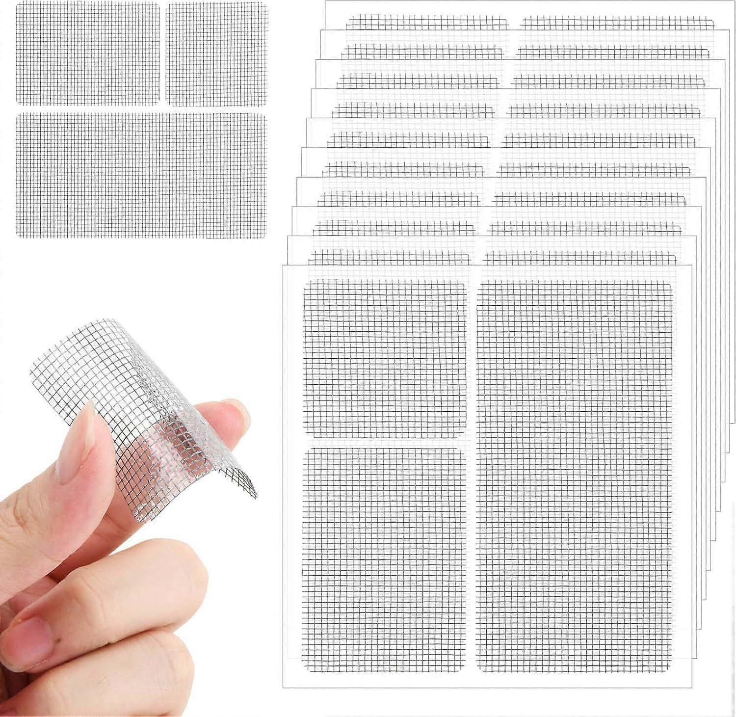 Screen Repair for Windows, Adhesive Tape for Repairing Screens, Self-Adhesive Window Screen Repair Kit, Fiberglass Repair Waterproof Patch for Screen