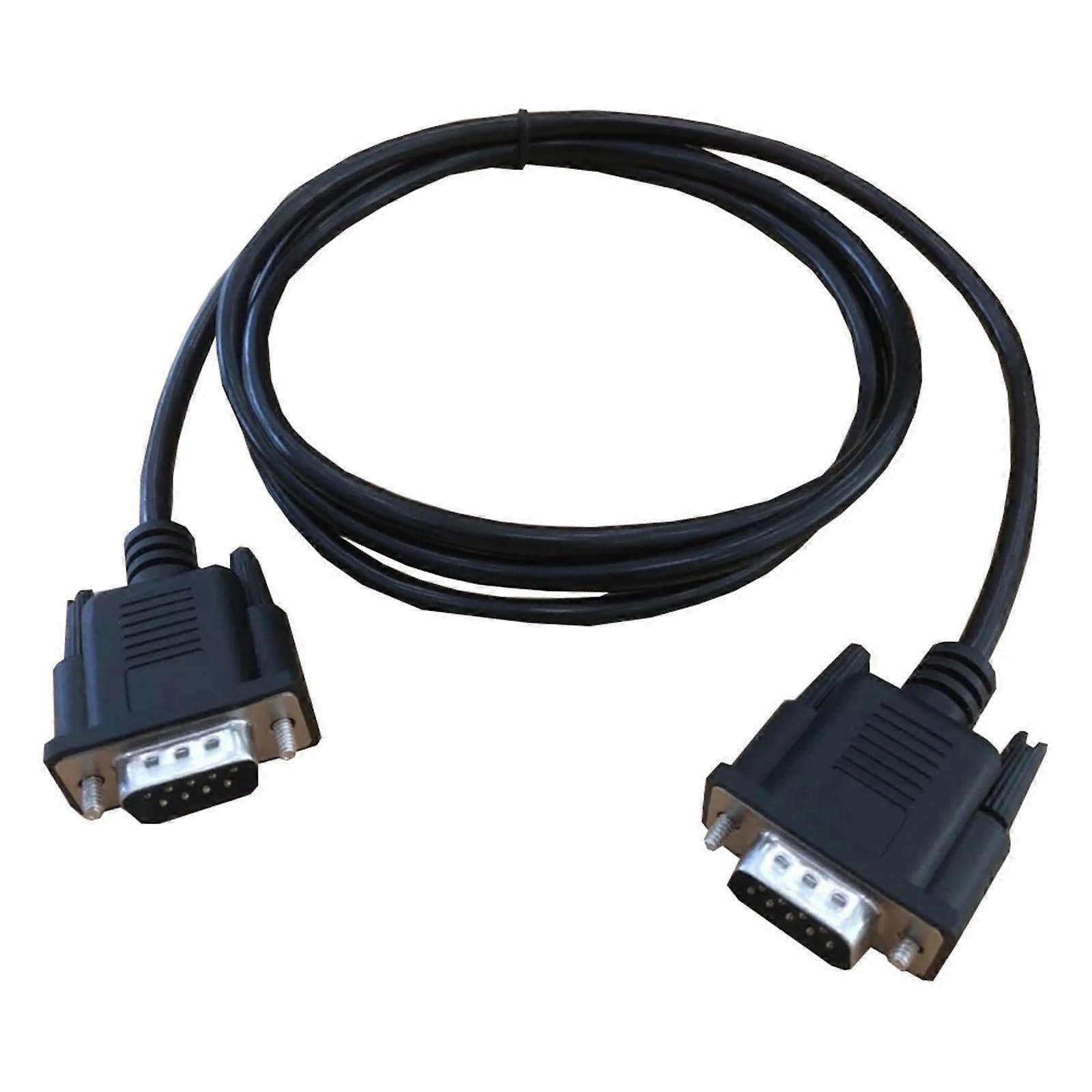 DB9 Pin Serial Cable Dual Male To Dual Female RS232 9-Pin Direct Connection PLC 1.5m 3m
