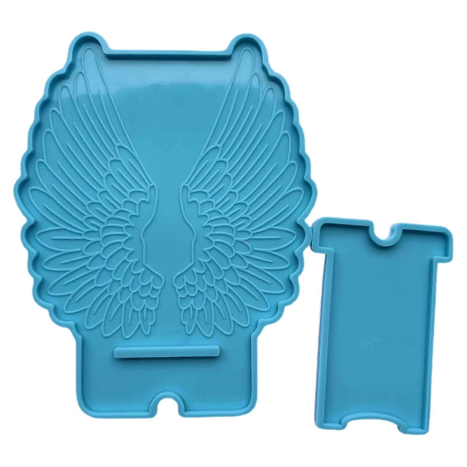 1 Set DIY Crafts Cellphone Holder Silicone Mould Smartphone Bracket Making Tools Mobile Phone Stand Epoxy Resin Mold