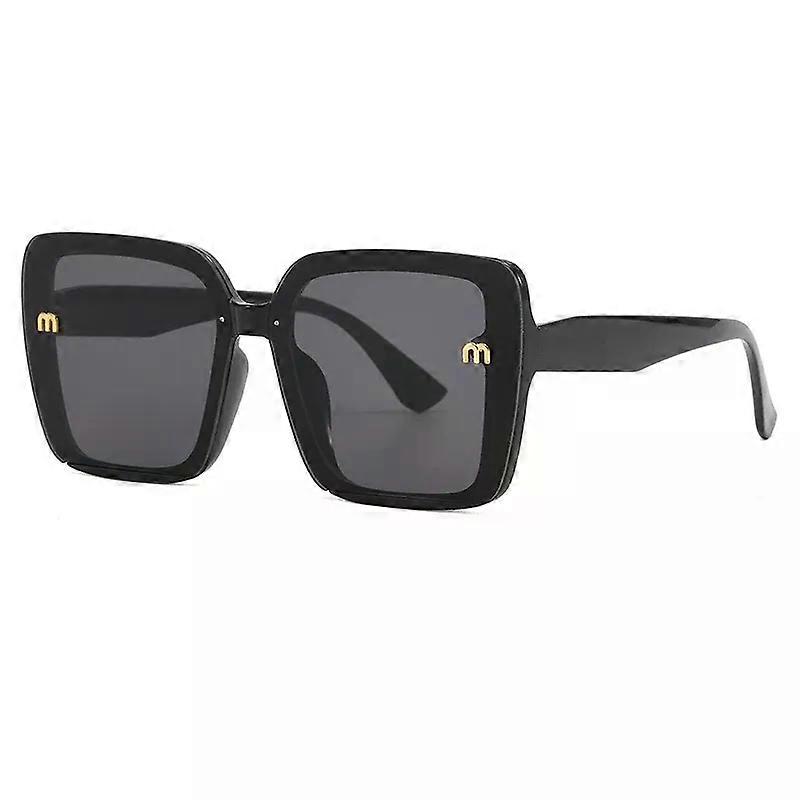 Μάρκα γυαλιά ηλίου Πλατεία Γυναικών Classic Large Frame Μόδα Ανδρικά ορθογώνια γράμματα Design Ρετρό γυαλιά ηλίου UV400