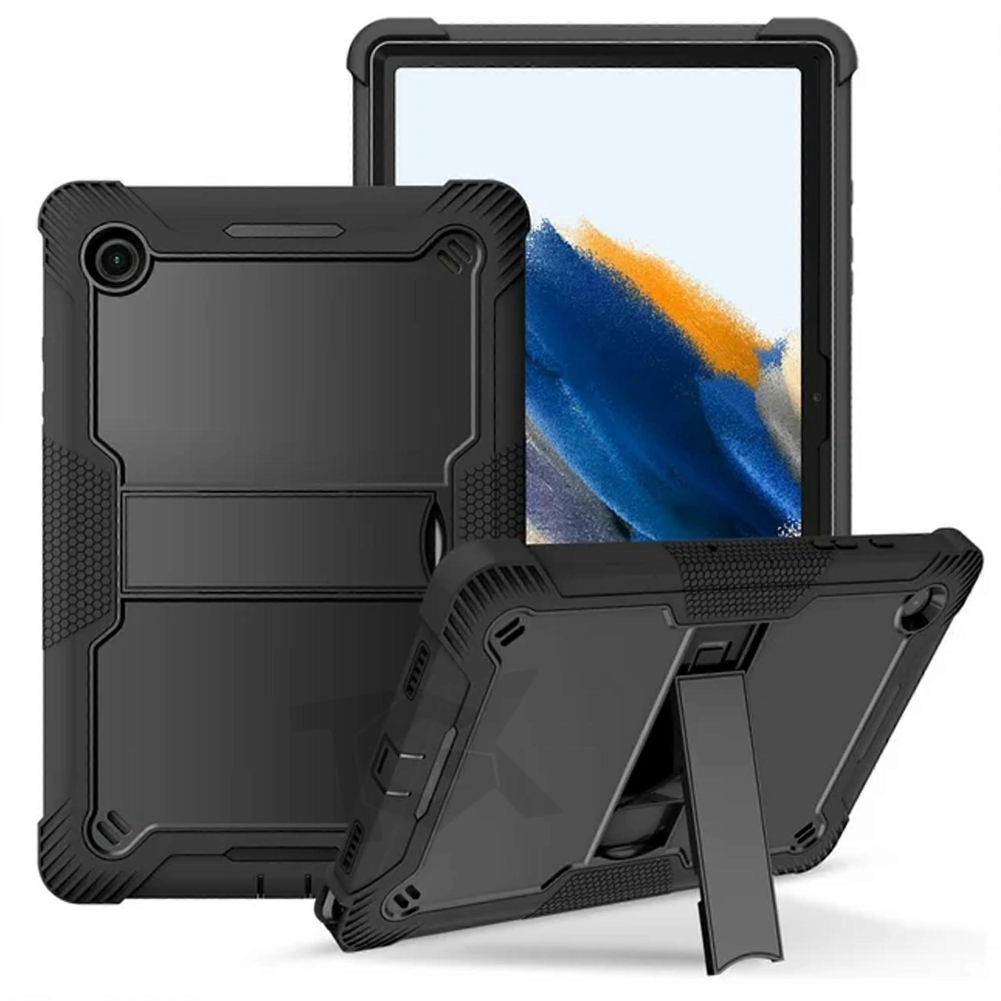 Ultra-Thin Protective Stand Hybrid Case For Samsung Galaxy Tab A8 10.5-Inch Black