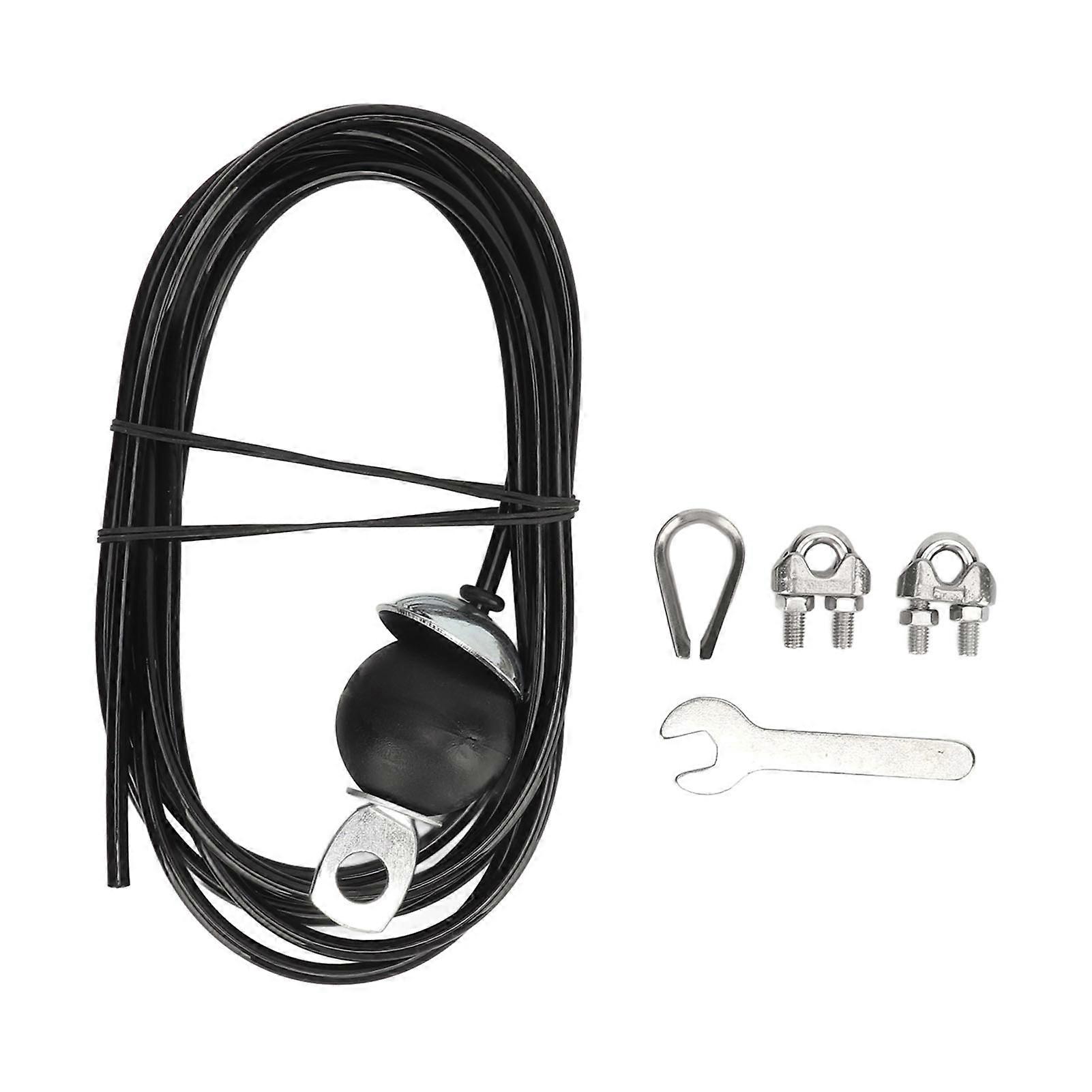 Χαλύβδινο σύρμα τροχαλιών 5mm παχύ φορτίο 220.5lb που φέρει το εύκολο καλώδιο αντικατάστασης γυμναστηρίων εγκατάστασης για τον εξοπλισμό άσκησης