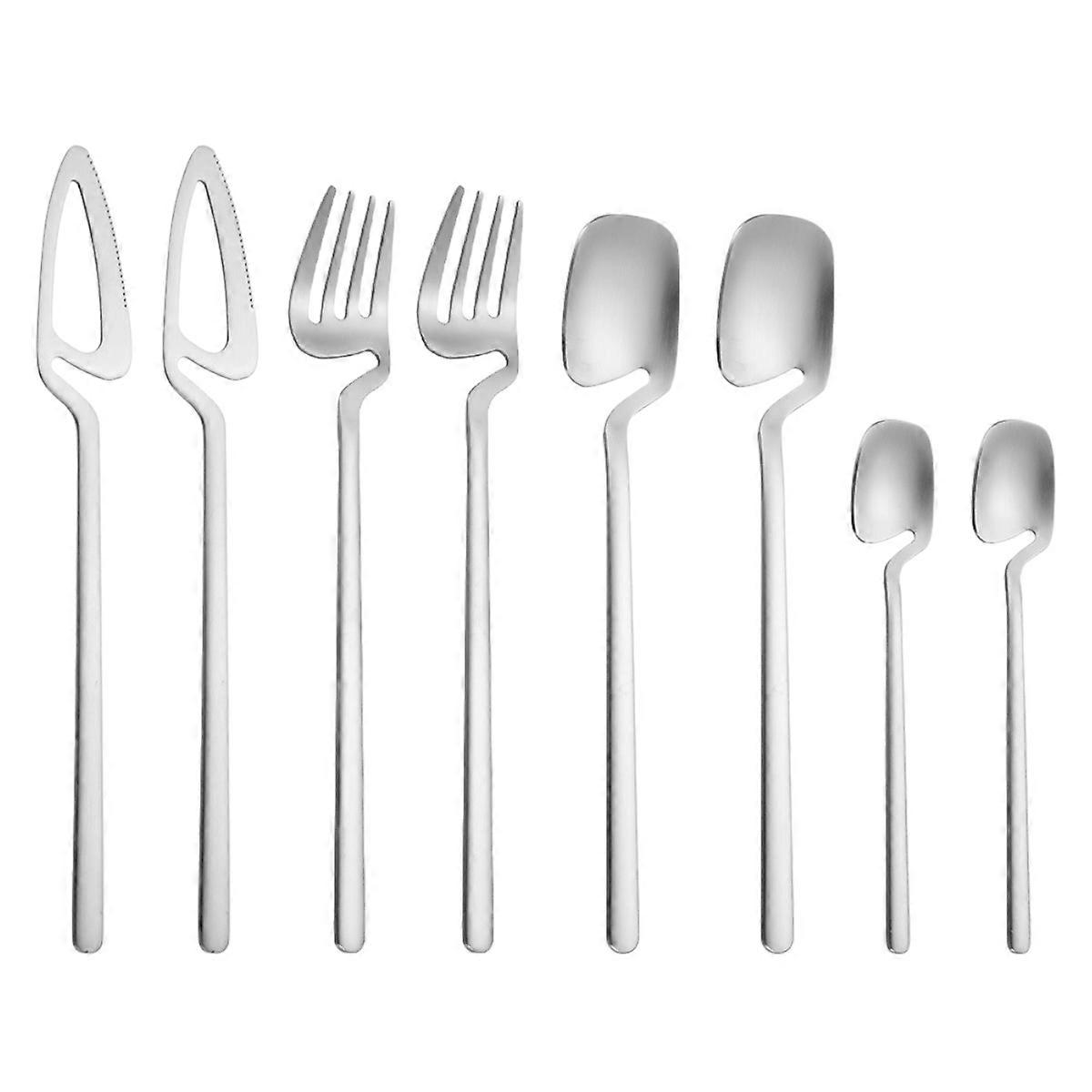 Pendable silverware set, stainless steel tableware set for home and restaurant use