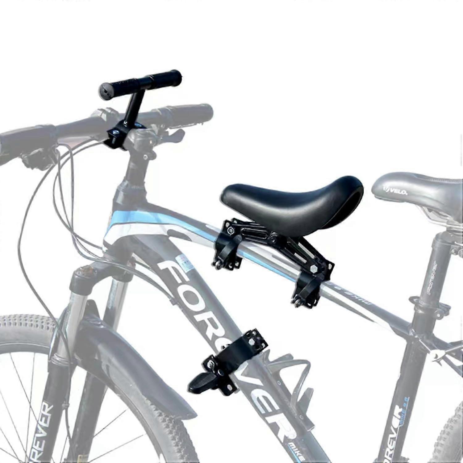 Vorne montierte Fahrradsitze für Kinder Lenker Fußpedale Set Mountainbike Fahrradsitz Kinderfahrradsitz Geeignet für MTB und Citybikes