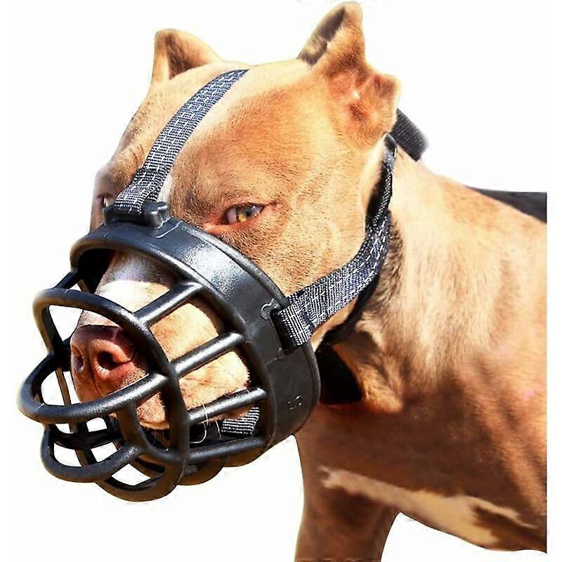 Dog Muzzle - Soft Basket Muzzle for Dogs Secure and Comfortable Fit, Better Prevent Bites, Chewing and Barking Muzzle