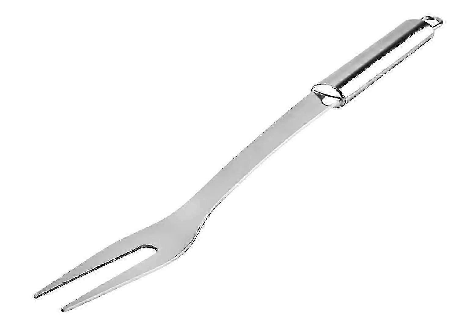 BBQ Meat Carving Fork Roast Joint Grill Cooking Cutter Silver Tableware