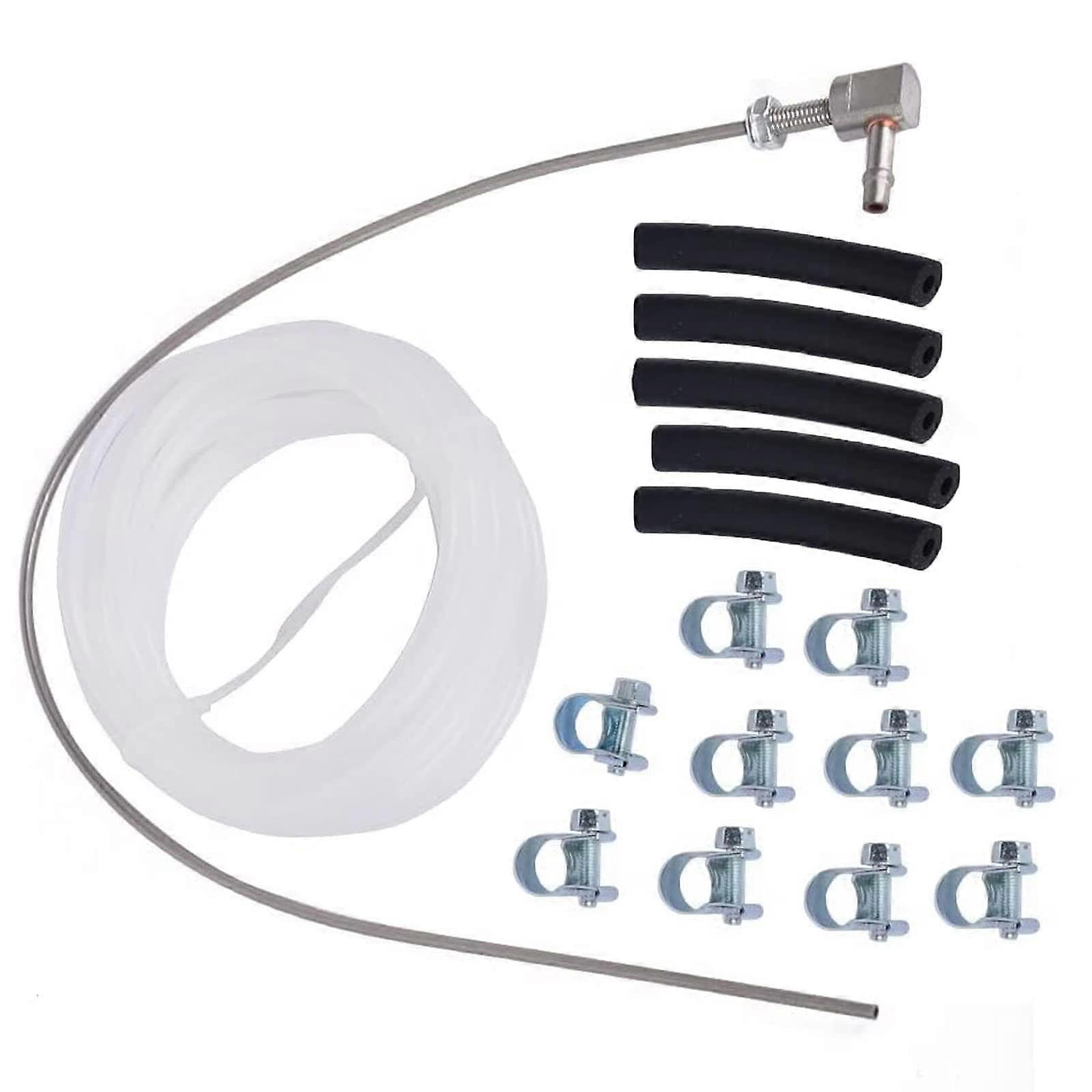 Parking Heater Standpipe Heater Fuel Tank Sender Connection Hose & Clips for Webasto Eberspacher Models