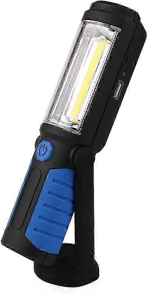 Rechargeable LED Work Light with Magnetic COB Flashlight