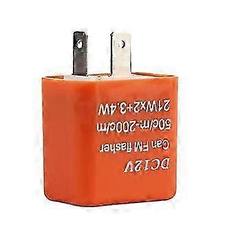 12v 2 Pin Adjustable Frequency Led Flasher Relay Turn Signal Indicator Control For Fix Motorcycle Motorbike