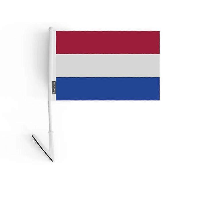 Flag - Netherlands - 14 x 21 cm - Durable polyester - Lightweight - Double-sided