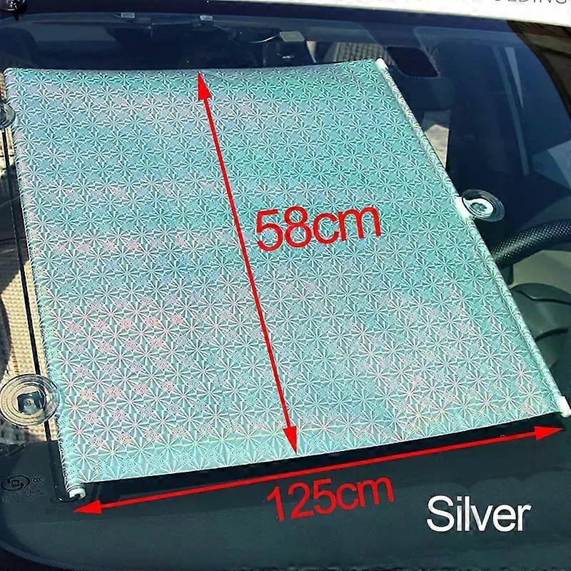 Car Retractable Curtain With Uv Protection Sunshade Car Window Sunshade Upgarde Retracta'ble SUV Truck Car Front Windshield