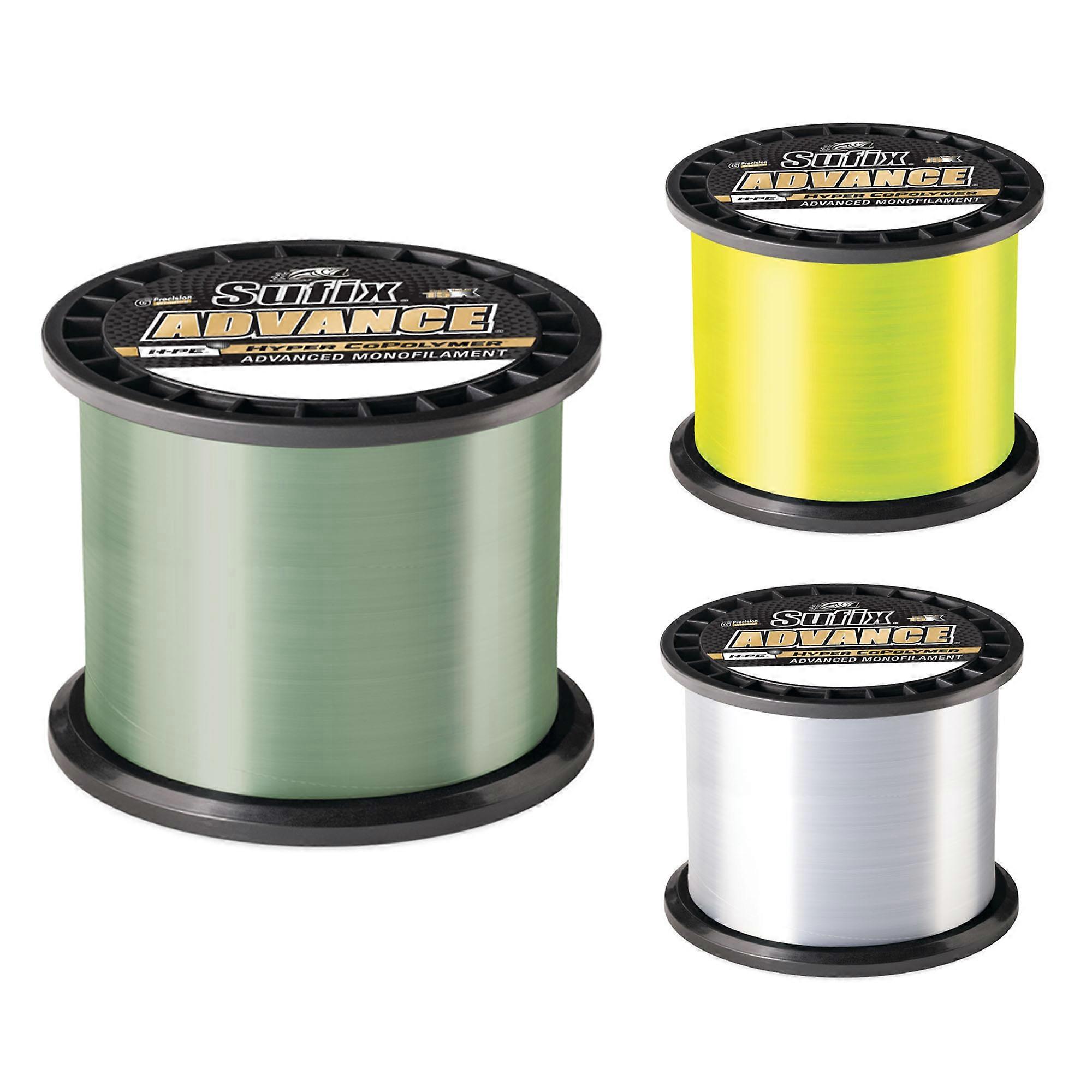 Sufix 604 Advance Monofilament Fishing Line 1200 Yard Spool, Pick Color/Line