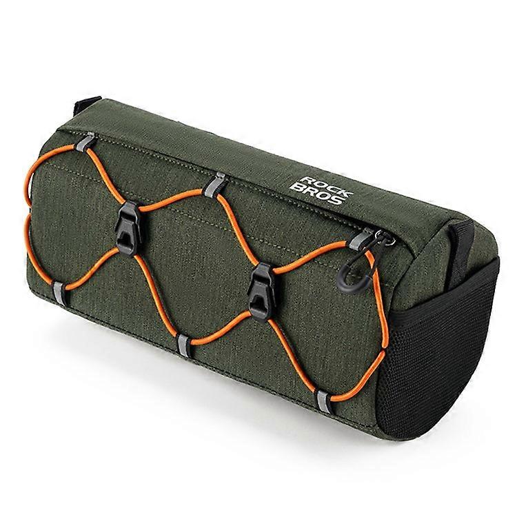 ROCKBROS W012 Bicycle Handlebar Hanging Bag Reflective Polyester Bike Front Storage Bag