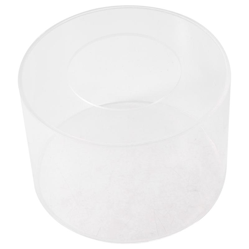 1Pc Round Acrylic Cake Display Board Cake Edge Smoother Cake Tray(A)