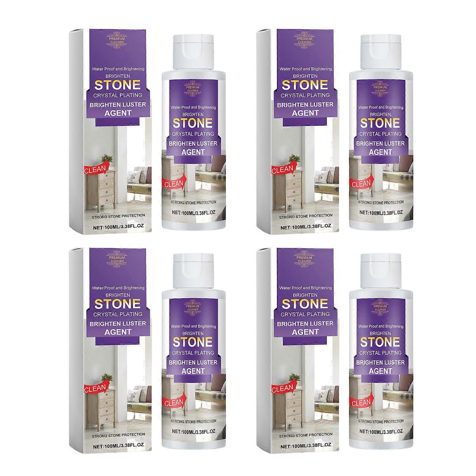4Pieces 100ml High Efficiency Tile and Floor Cleaner Agent Safe Formula for Home and Commercial Use