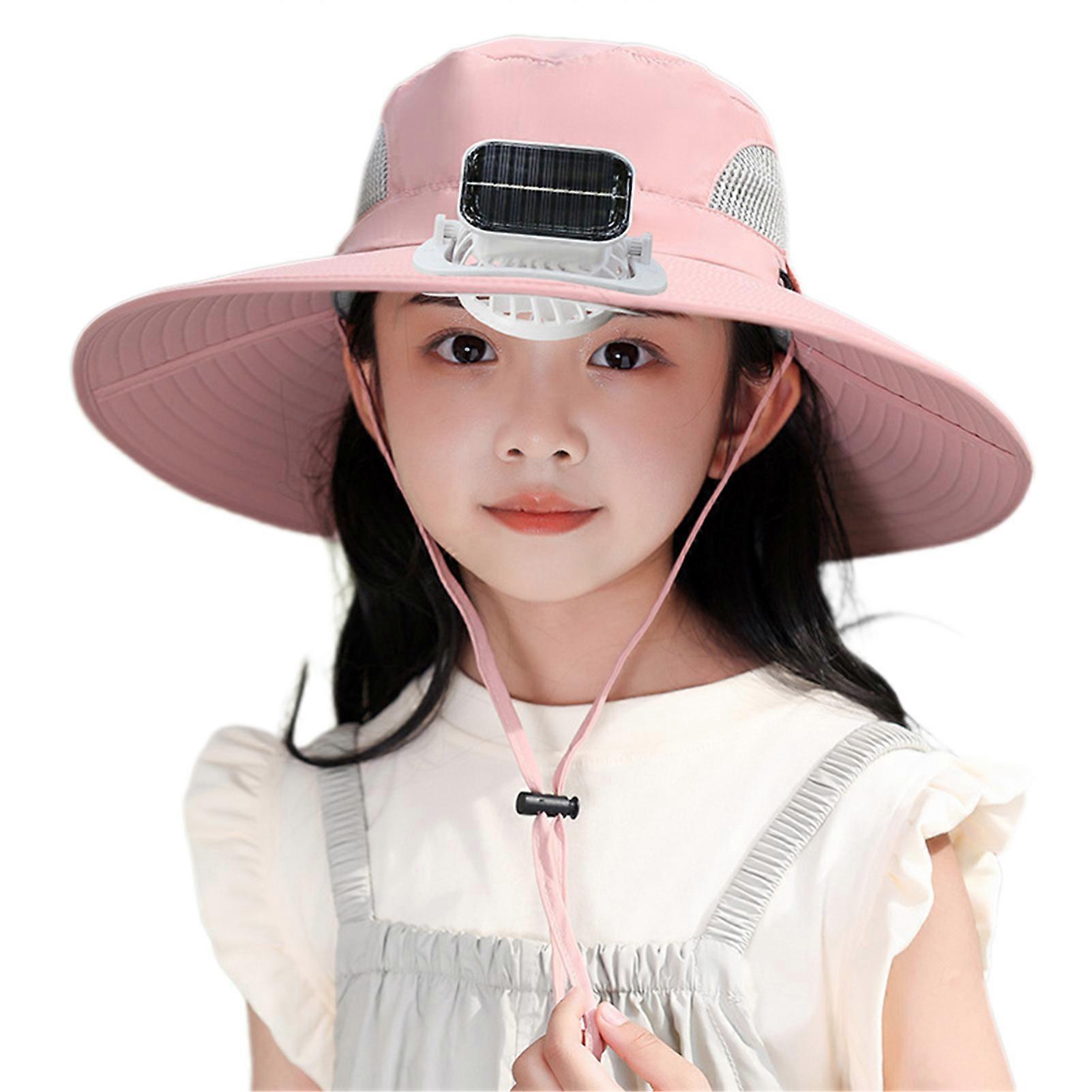 Solar Powered Fan Hat With Battery Multifunctional Sun Hat for Beach Poolside Outdoor Events