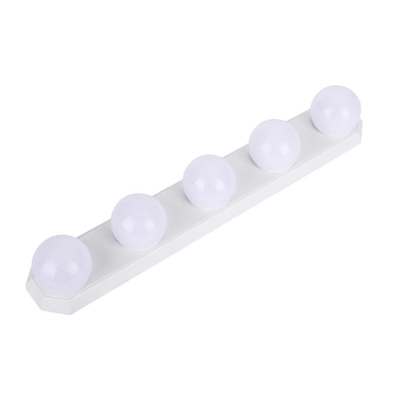 LED cosmetic mirror light USB operation dimmable color temperatures energysaving lighting for makeup and vanity for dressing table and bathroom
