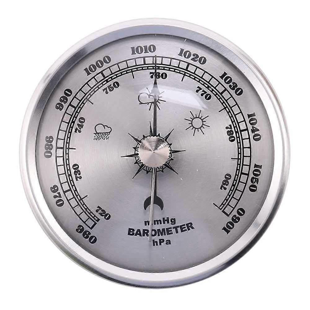 Home Pressure Gauge Weather Station with Thermometer, Hygrometer, and Barometer - Multifunctional Wall Mount Design