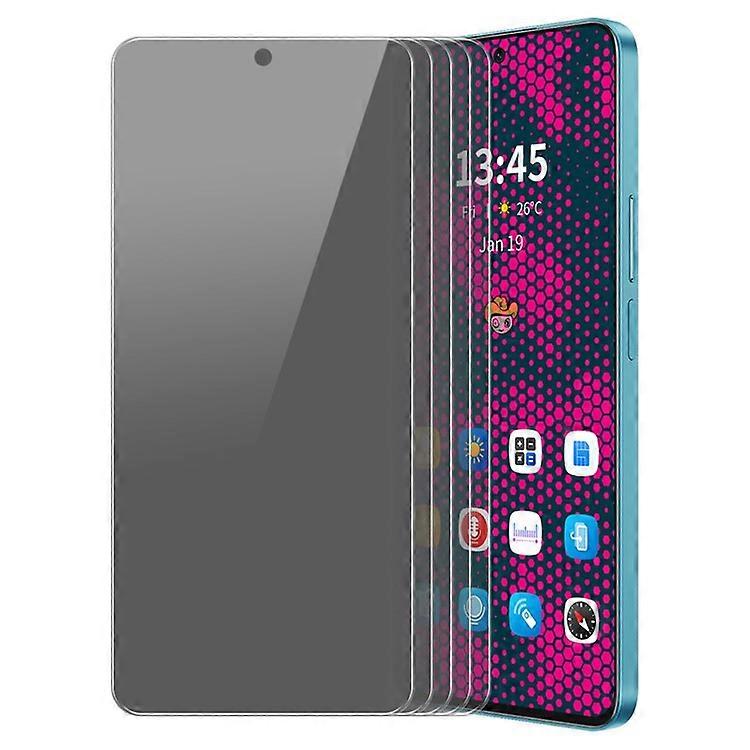 ENKAY HAT PRINCE 5PcsモトローラモトG64 5Gプライバシースクリーンプロテクター覗き見防止グレアに対応