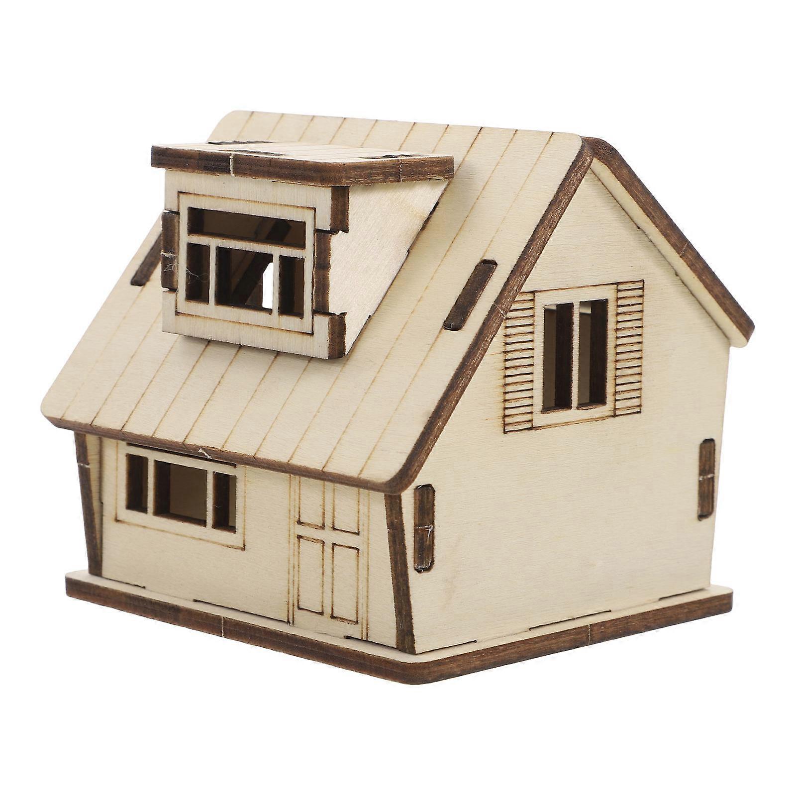 Unfinished House Model Kit, Unique Present Idea for All Ages