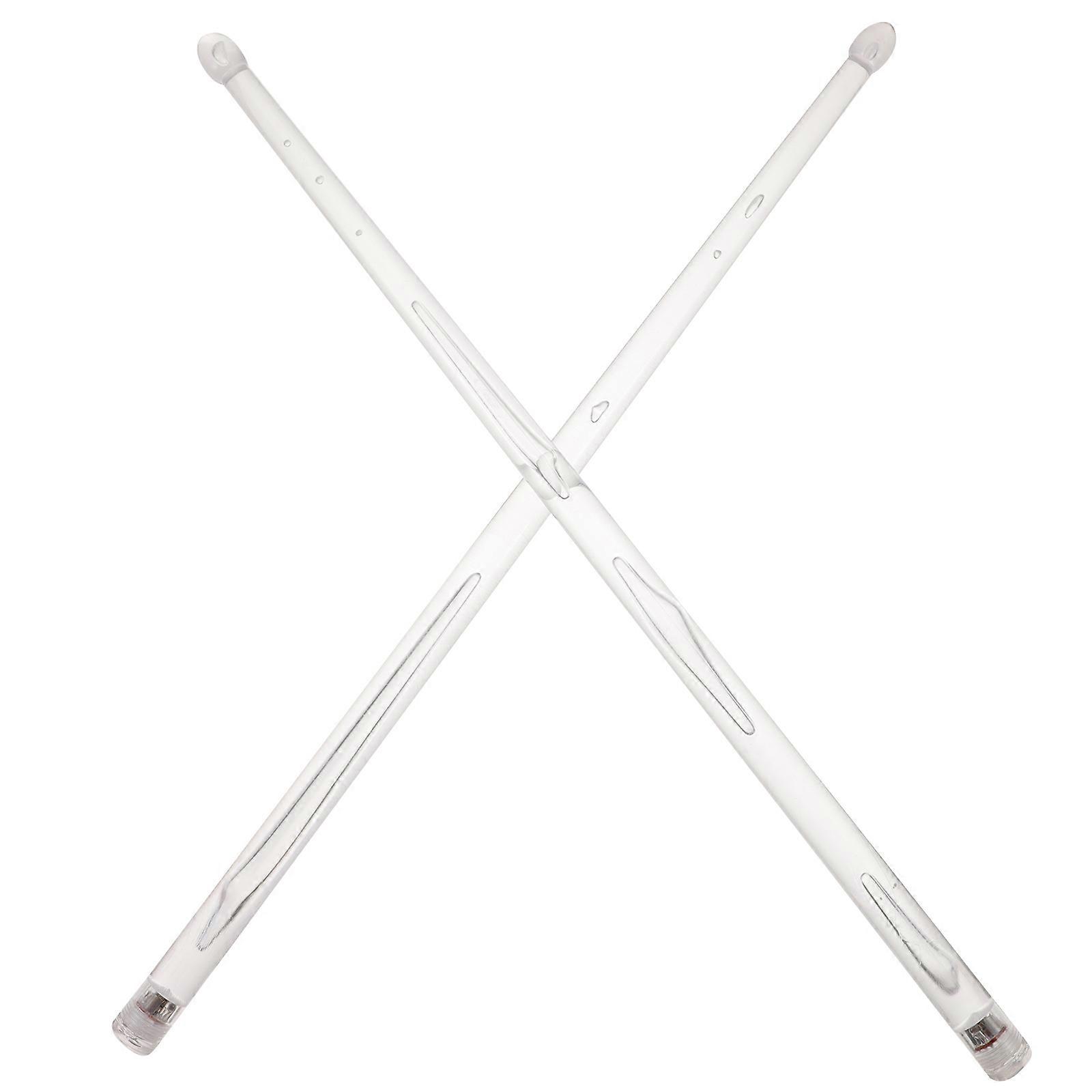 Colorful LED Drumsticks, Light Up Polymer Drum Sticks for Night Performances, Durable and Unbreakable Drum Playing Tools