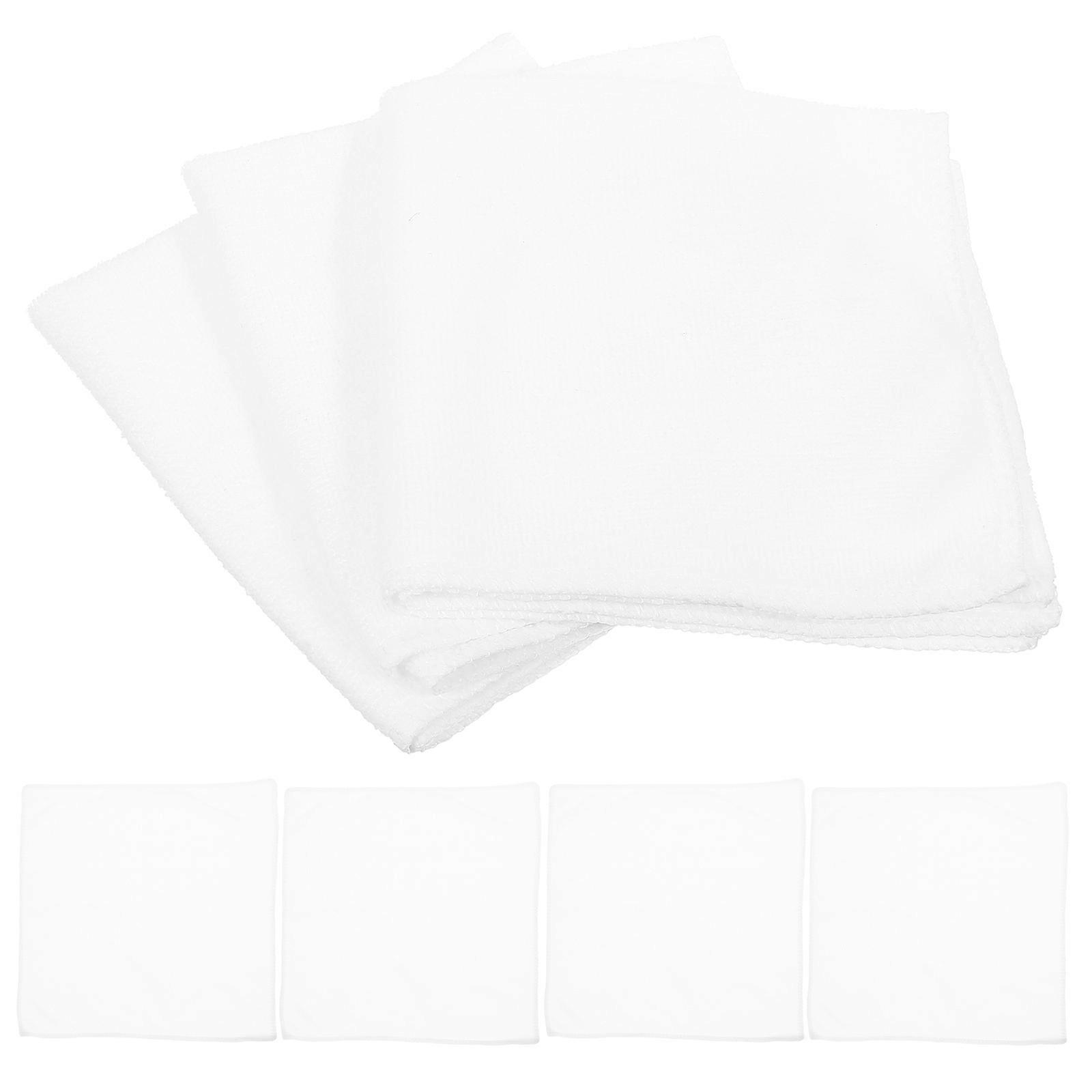 White Disposable Hand Towels for Travel 20Pcs Microfiber Towels