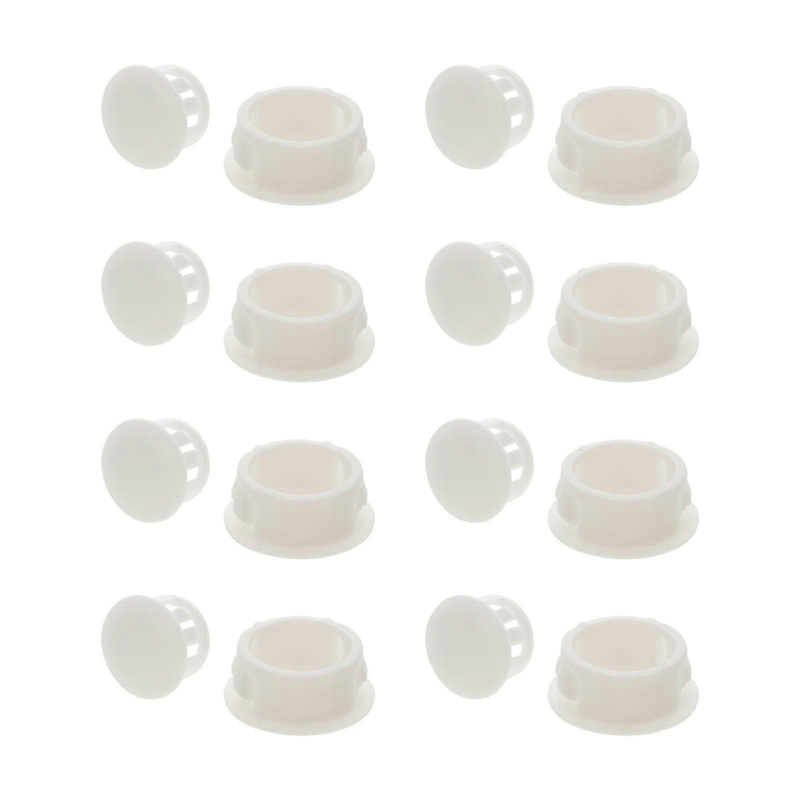 27 Pcs 1 Bag Durable Screw Covers Practical Screw Decoration Covers (White)