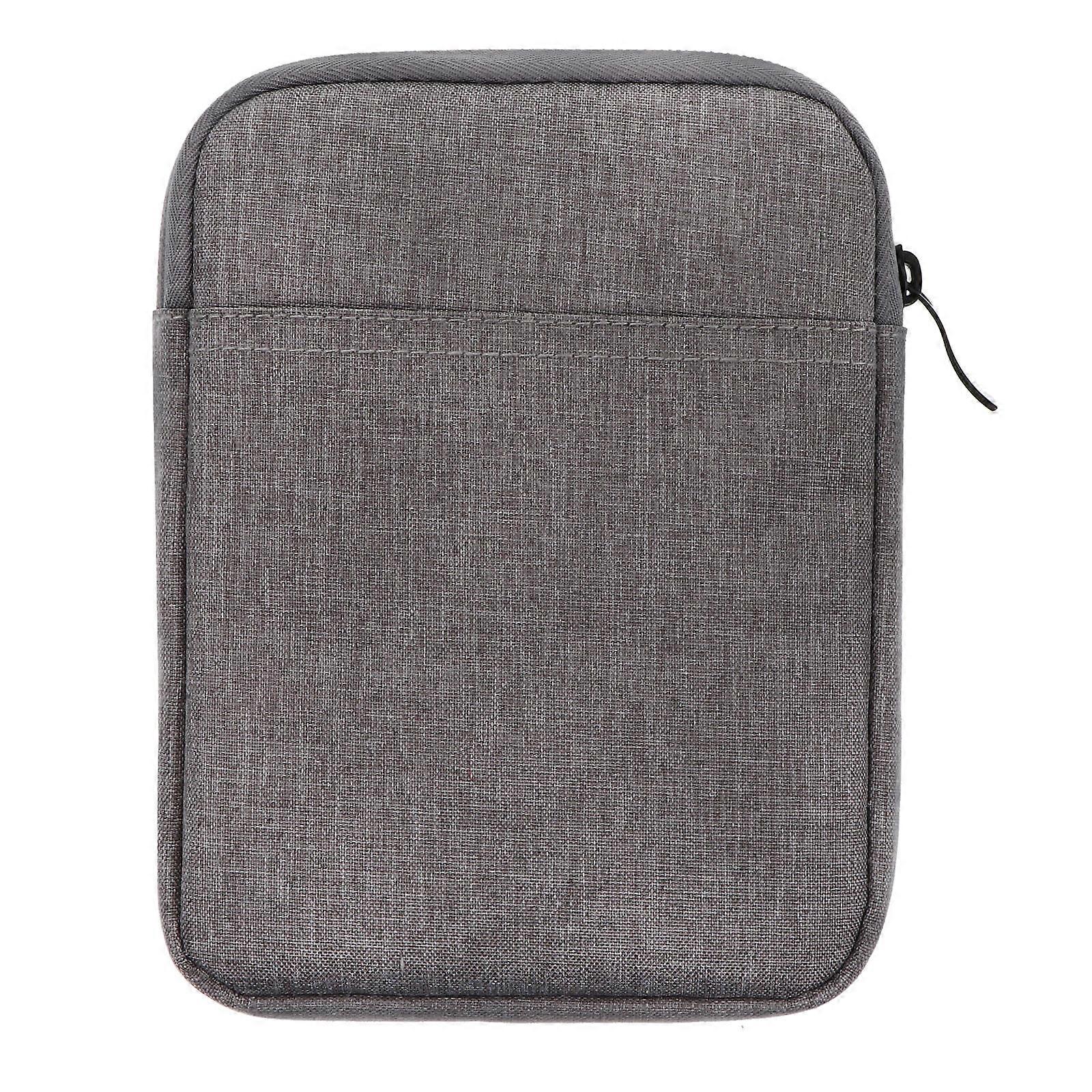 EBook Protective Case Cover for EReader Compatible with Kindle Paperwhite Daily Use 6in Grey Canvas Waterproof Collision Protection 1Pcs
