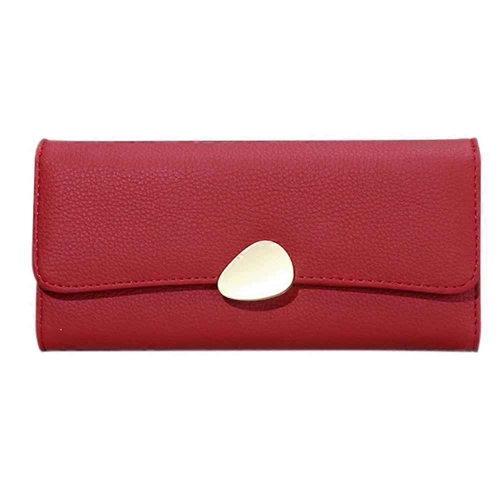 Portable Women's Long Wallet with Folding Coin Storage Bag Practical for Cards and Cash 2pcs