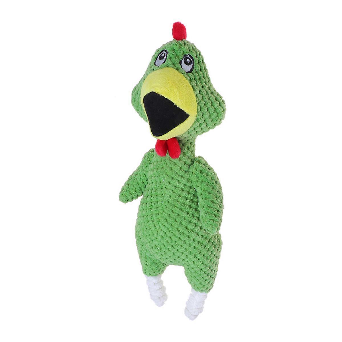 Squeaky Dog Toy Chicken Shape Pet Squeaking Toy Indoor Play 1Set