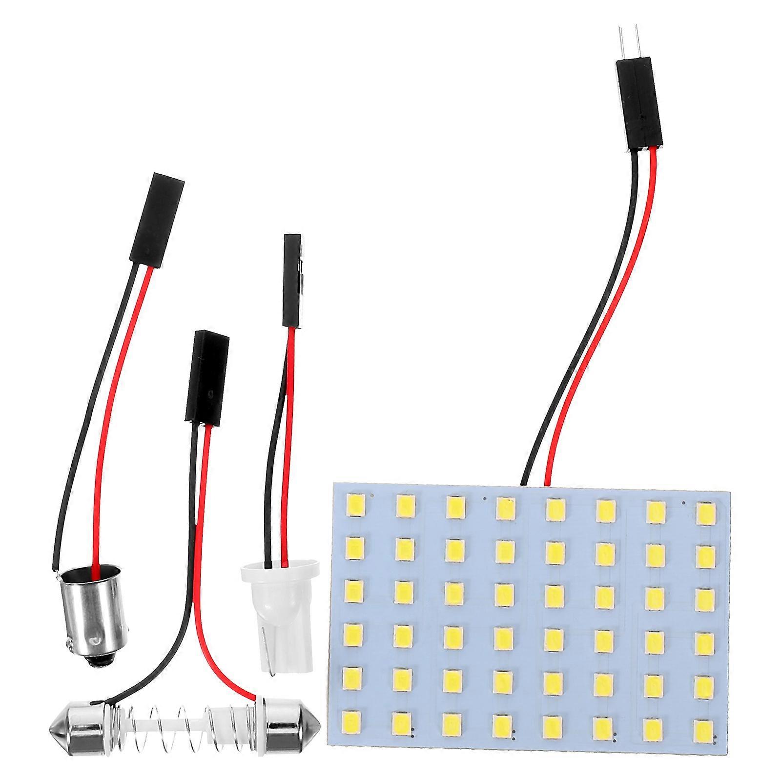 Rv Lighting Panel Lamp Multi-Function Auto Dome Lights 6.00X4.00X0.30CM White 1Set
