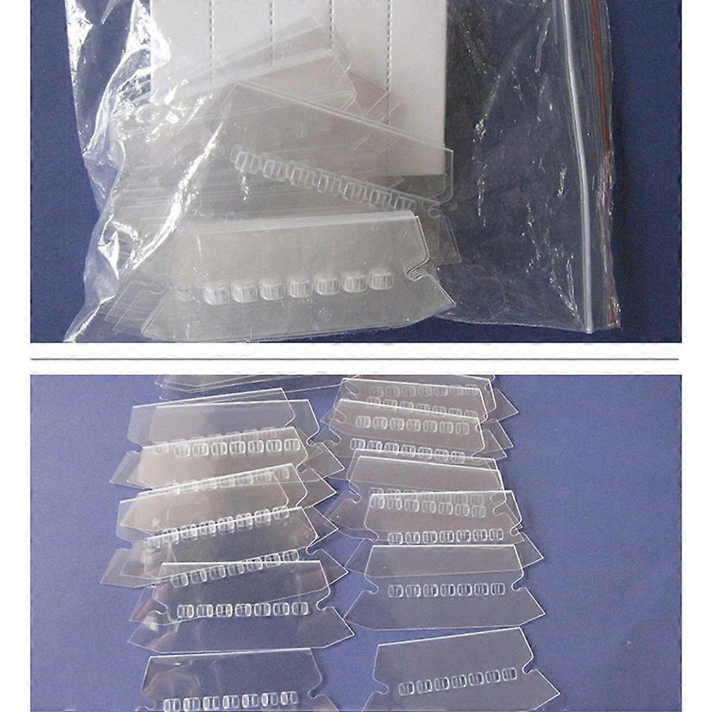 Plastic File Folders Hanging Tabs Reusable Easy to Read for Office Work Study 120Pcs