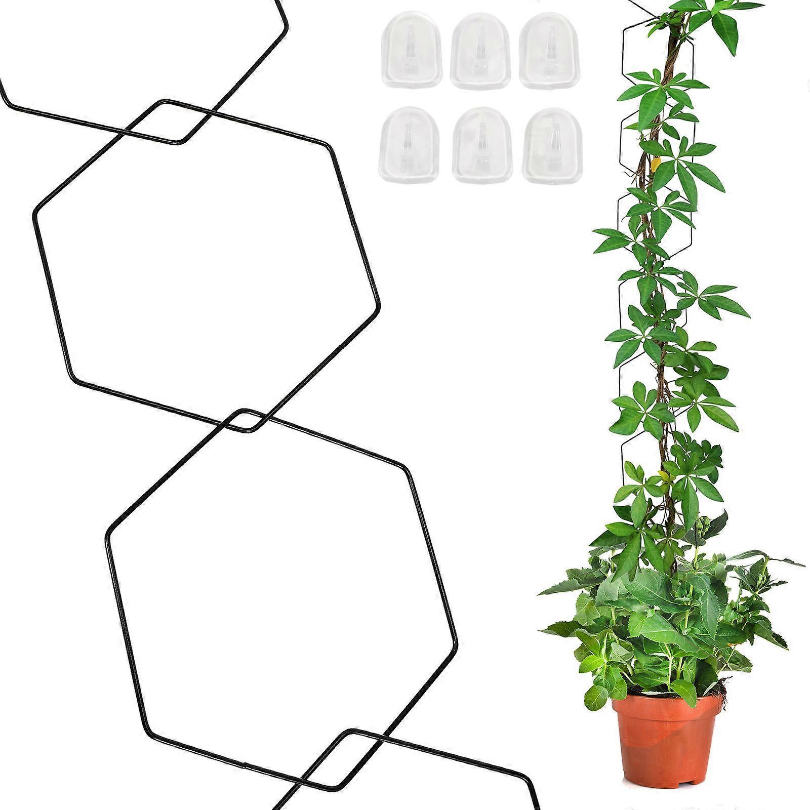 Heavy Duty Chain Trellis for Climbing Plants – Versatile Indoor Outdoor Plant Support with Wall Hooks for Enhanced Growth and Beautiful Garden Spaces