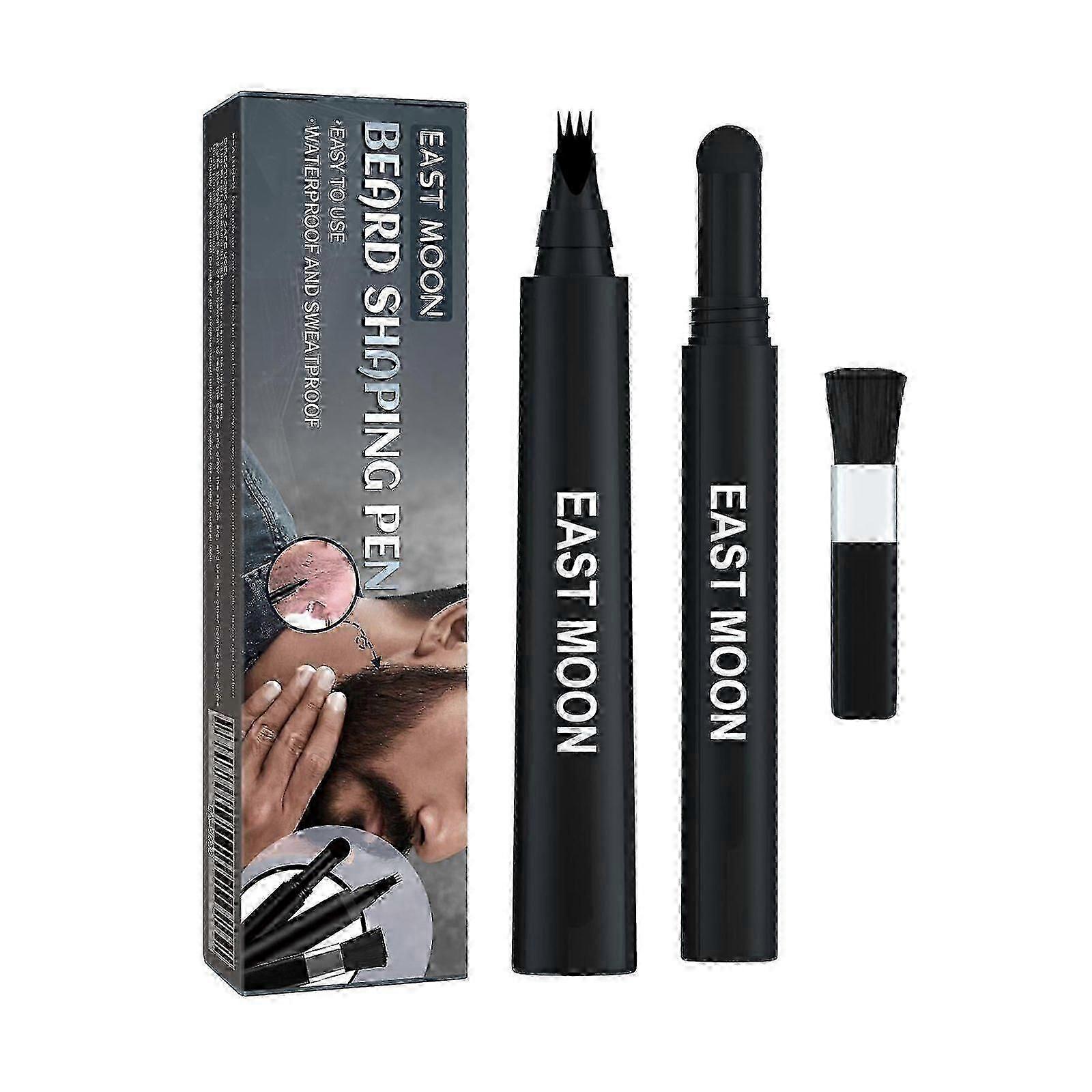 Bartfüller Stift Set, 3-in-1 Bürste Bartfüller Bartfüller für Herren Bartpflegefüller