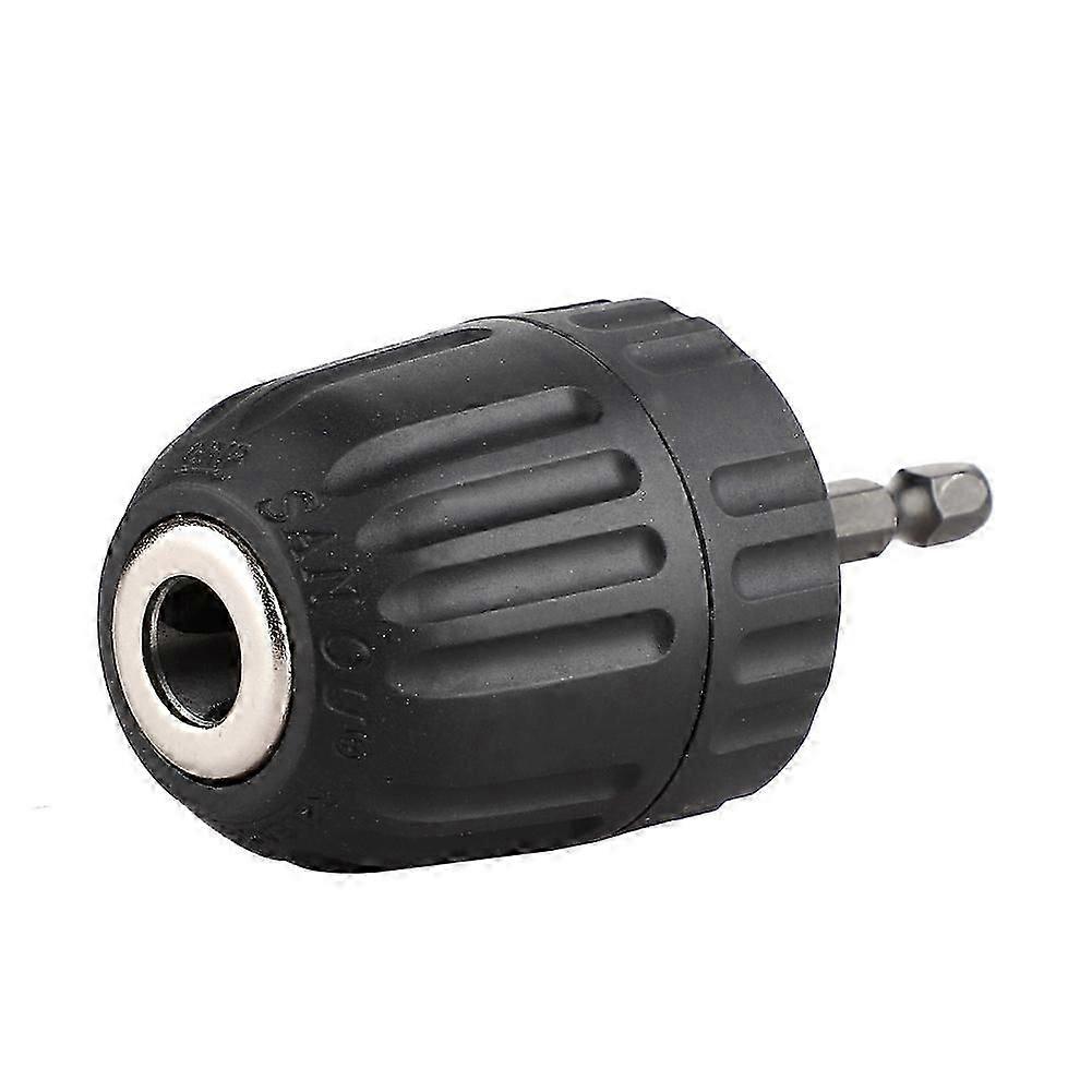 Hex Shank Keyless Drill Chuck Adapter 0.8-10mm for Impact Driver
