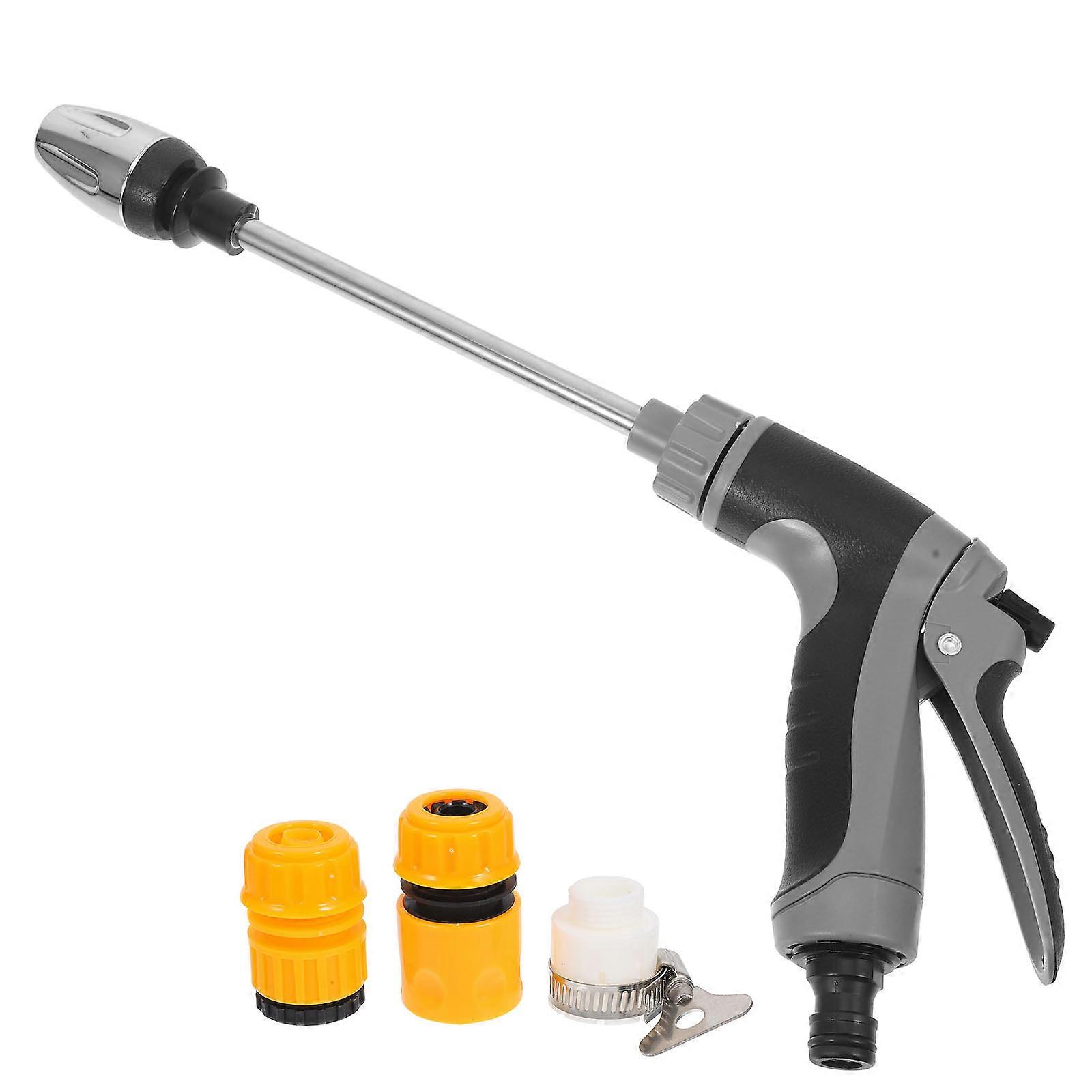 Pressure Washer Nozzle For Garden Hose Watering Hose Sprayer Adjustable Spray Patterns Long Handle 1Set