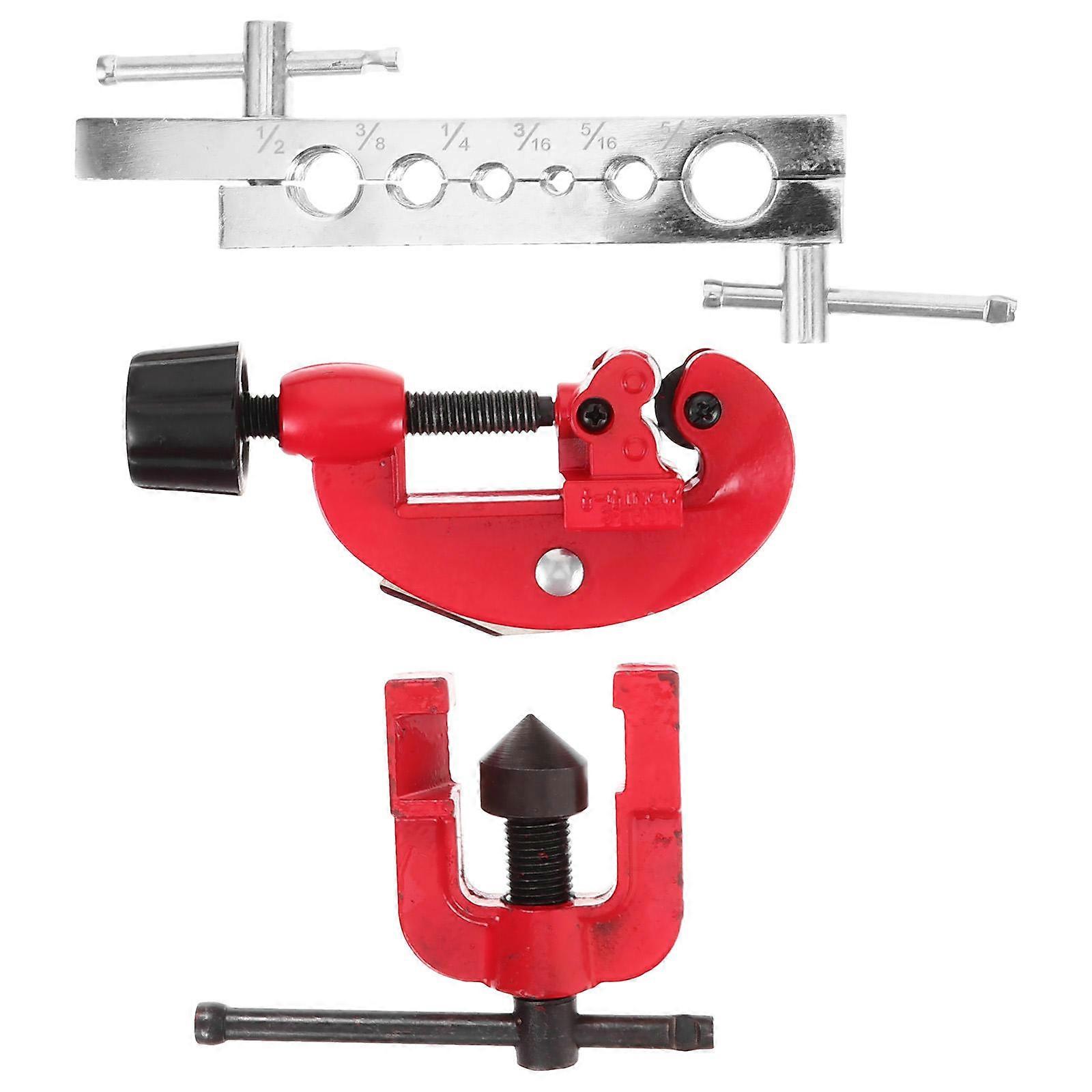 1 Set Durable Flaring Tool Kit for Refrigeration Tube Expansion – Efficient HVAC Repair Tool for Copper, User Friendly Design for Automotive and