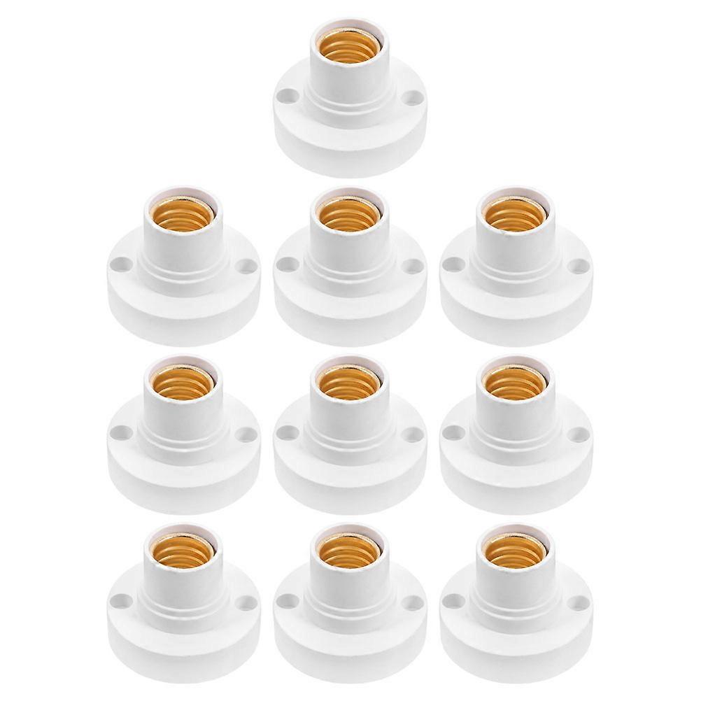 Standard Retro Socket Lamp Socket For Ceiling Light Fixtures Home Use 10Pcs