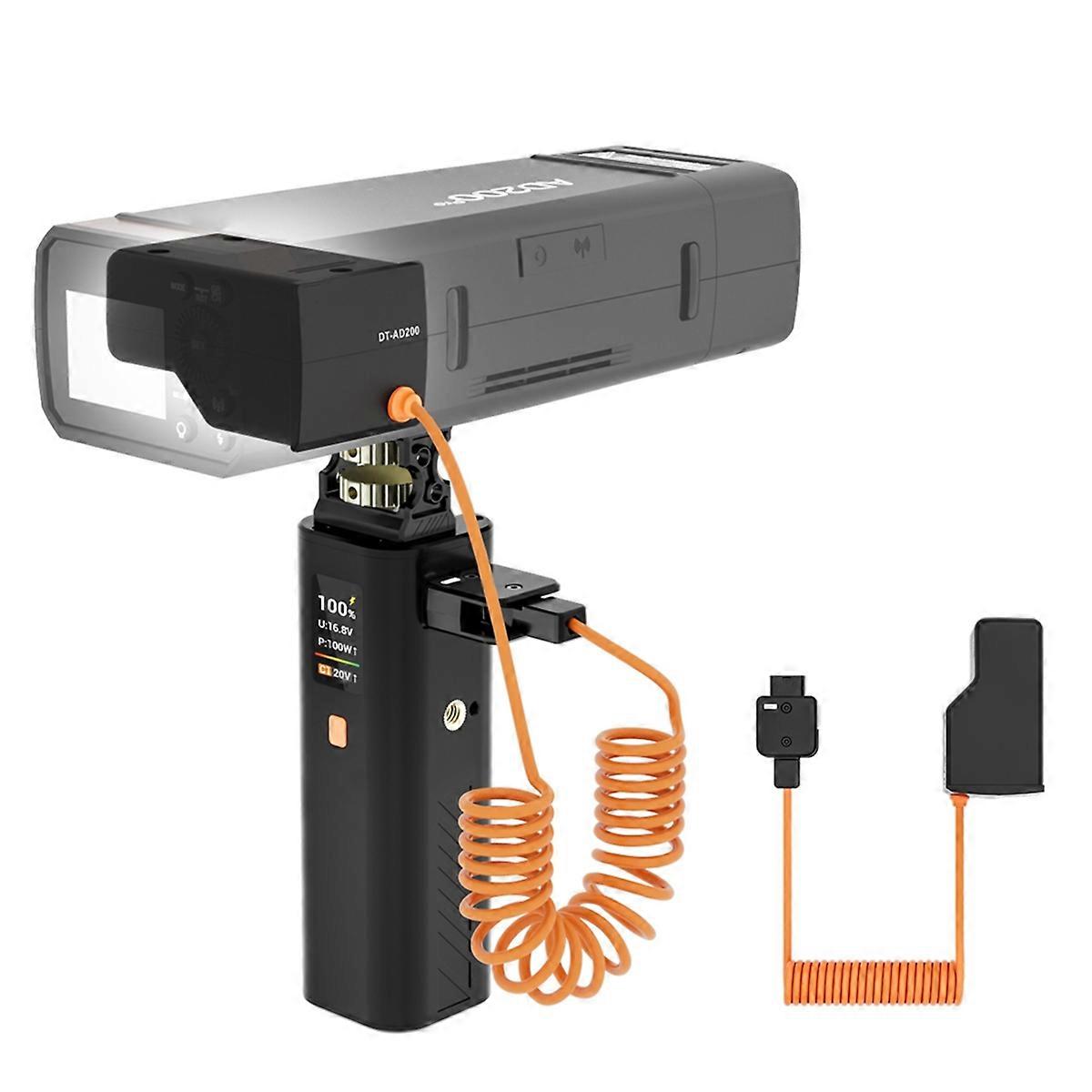 DT-AD200 Dummy Battery for Flash Lights AD200/AD200Pro/AD300Pro