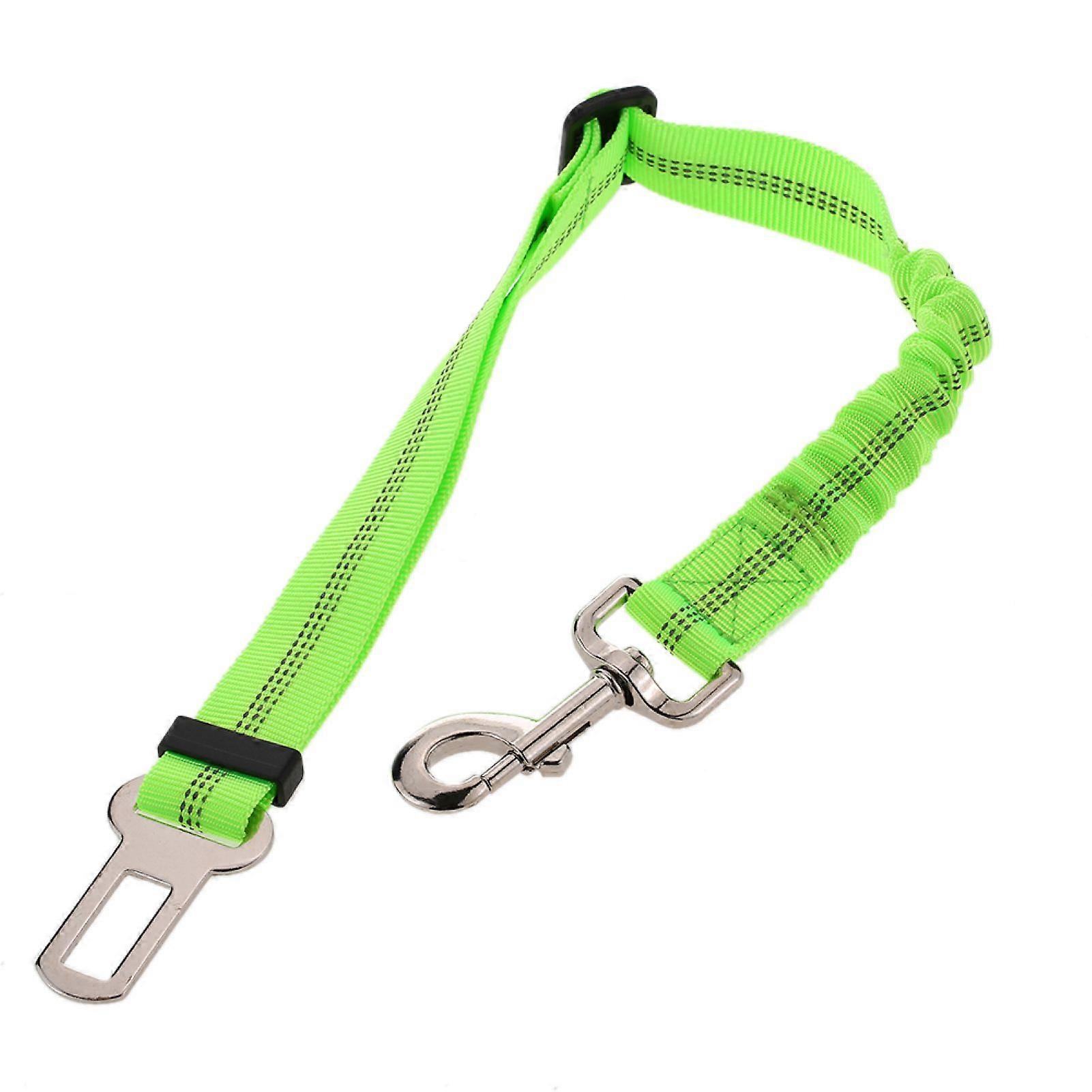 Noctilucent Elastic Adjustable Pet Vehicle Car Retractable Seat Belt Quick Release Dog Running Leash Shock Absorbing Restraints Safety Leads