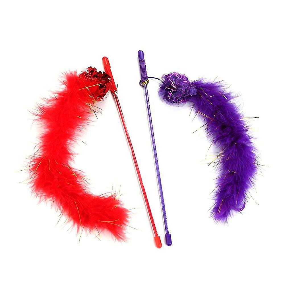 Multifunctional Cat Cat Sound Paper Interactive Play Training Sound Production Assorted Color 30x5cm 2Pcs