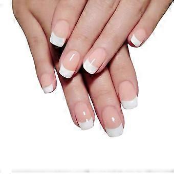 Einfache kurze Maniküre gefälschte Nagelpflaster, abnehmbare Nagelpflaster und stilvolle Maniküre, geeignet für Anfänger und Profis