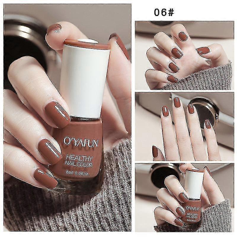 Quick Dry Normal Tearable Nail Polish with Glitter and Sequins, Suitable for Various Brands, No Lamp Needed, Matte Waterproof, No-Bake Nail