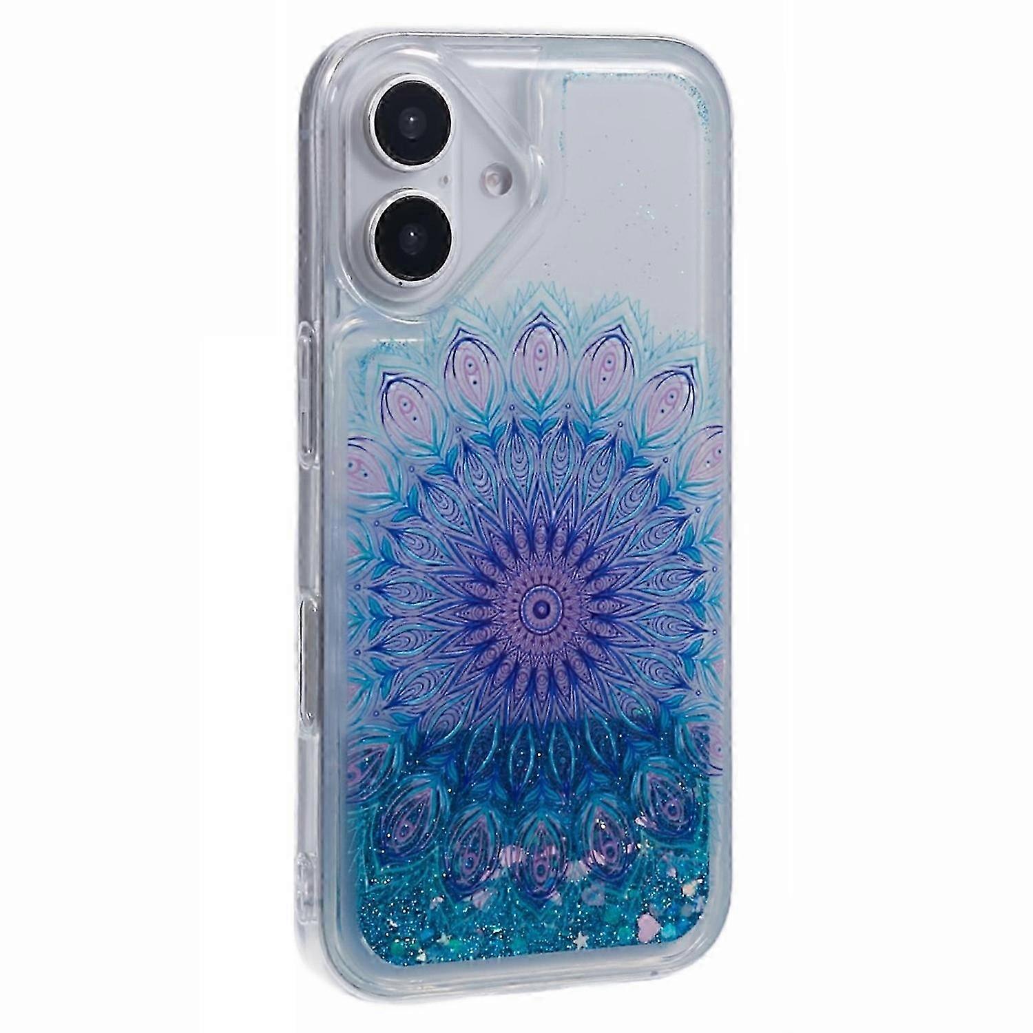 Soft TPU Back Cover with Floating Quicksand Pattern for Compatible Brand Smartphone