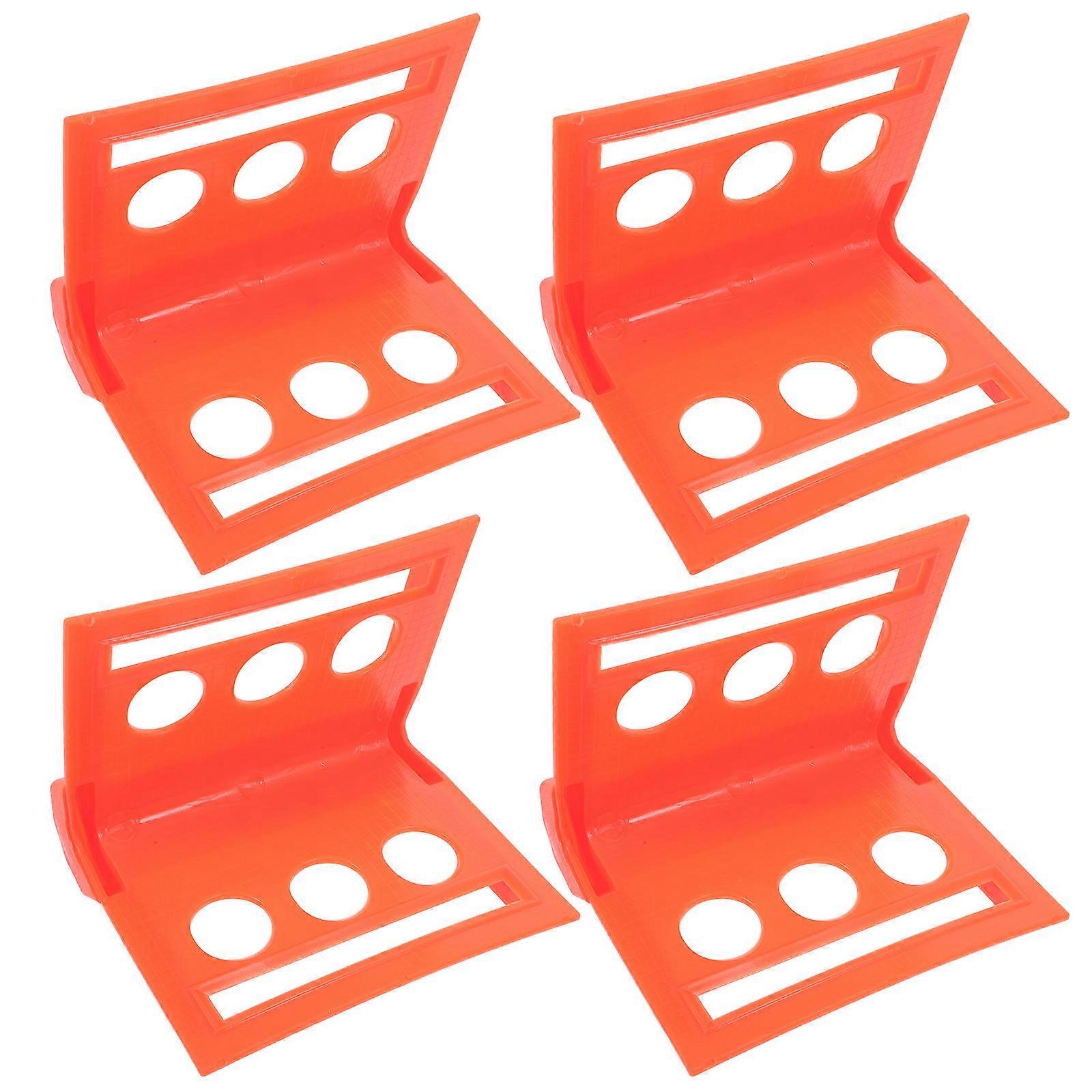 Plastic Corner Protectors For Loading and Unloading 10Pcs Orange 13.50X12.00X11.50CM