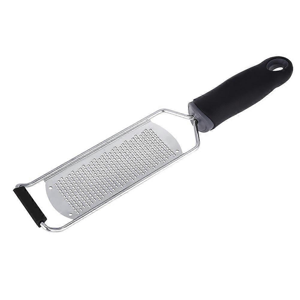Stainless Steel Lemon Zester and Grater with Sharp Blade, NonSlip Grip and Protective Cover