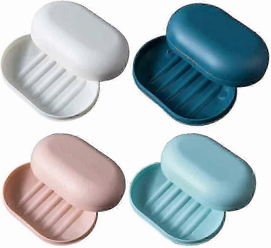 Travel Soap Case with Lid - Leakproof Soap Dish for Bar Soap, Portable Soap Box for Travel, Gift Idea