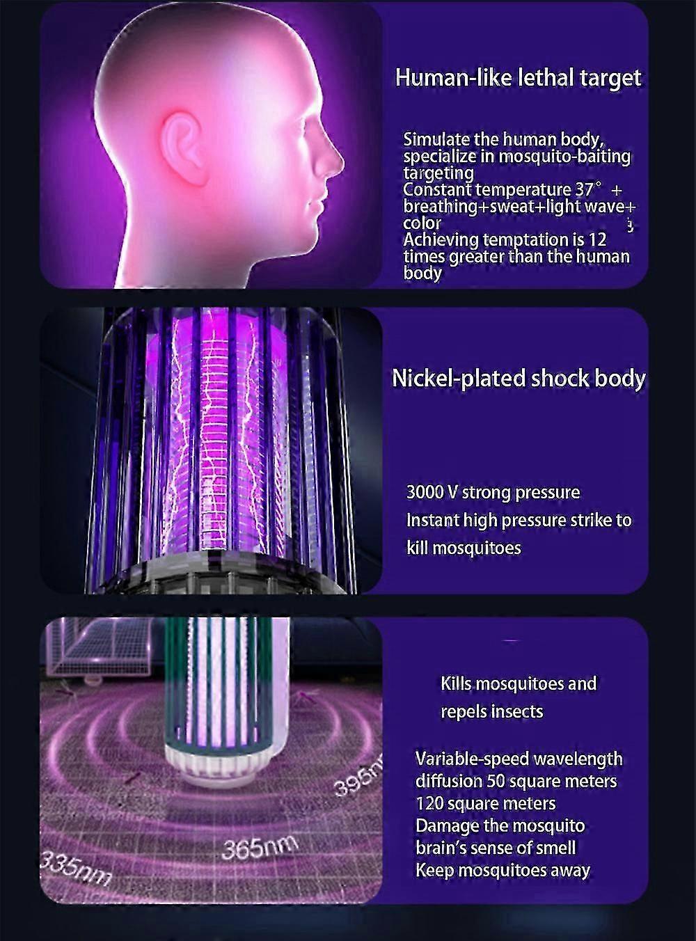 Lampe anti-moustiques électrique